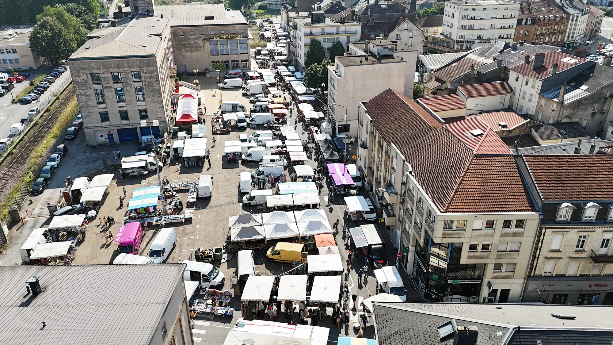 Photo d'illustration du marché de Hayange