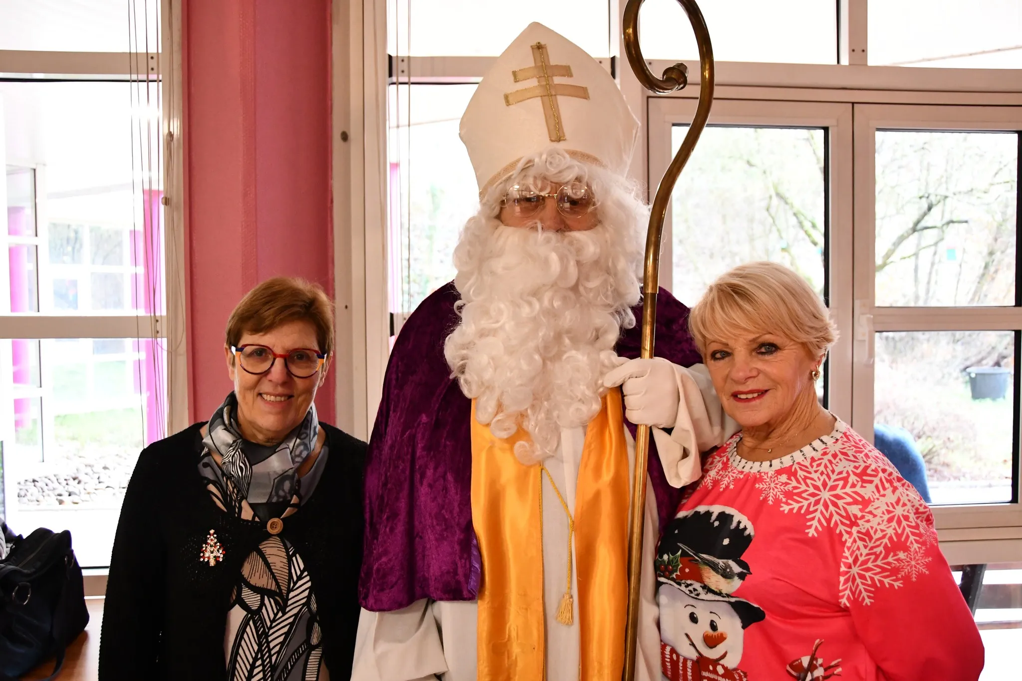 Visite de Saint-Nicolas dans les EHPAD