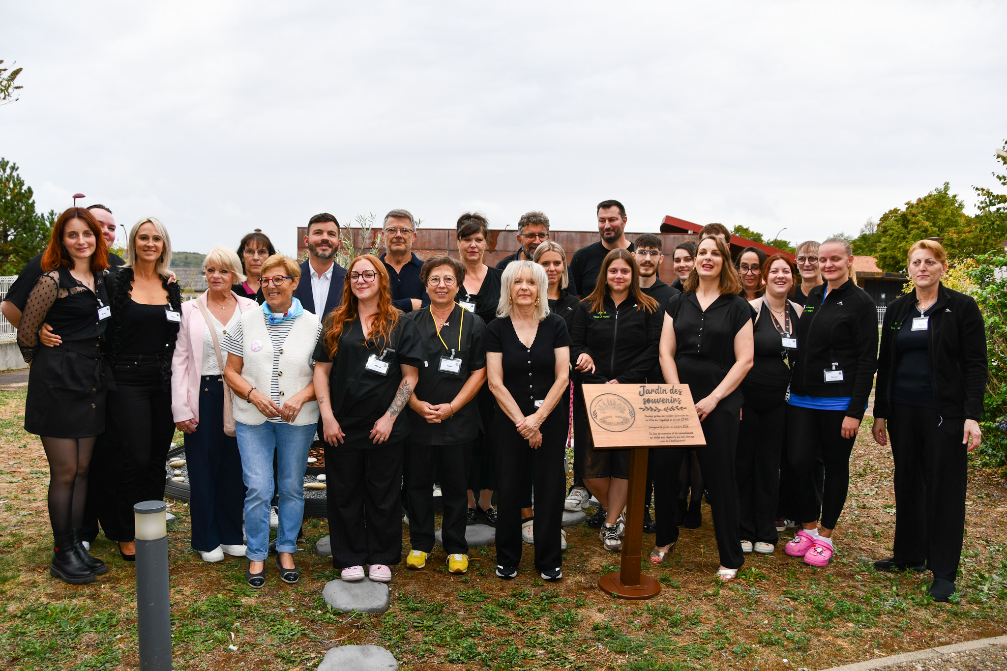 INAUGURATION DU JARDIN DES SOUVENIRS À L’EHPAD LA FORÊT
